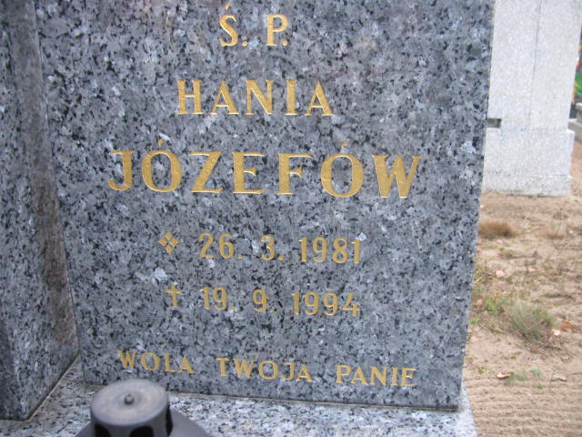 Hanna Józefów 1981 Krzyż Wielkopolski - Grobonet - Wyszukiwarka osób pochowanych