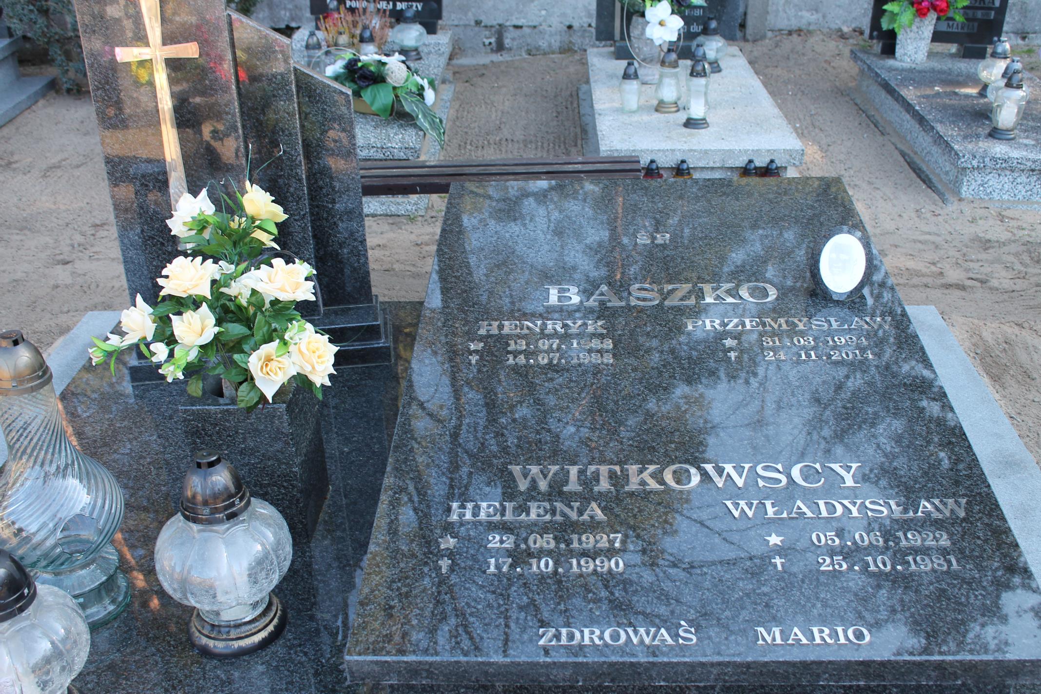 Helena Witkowska  1927 Krzyż Wielkopolski - Grobonet - Wyszukiwarka osób pochowanych