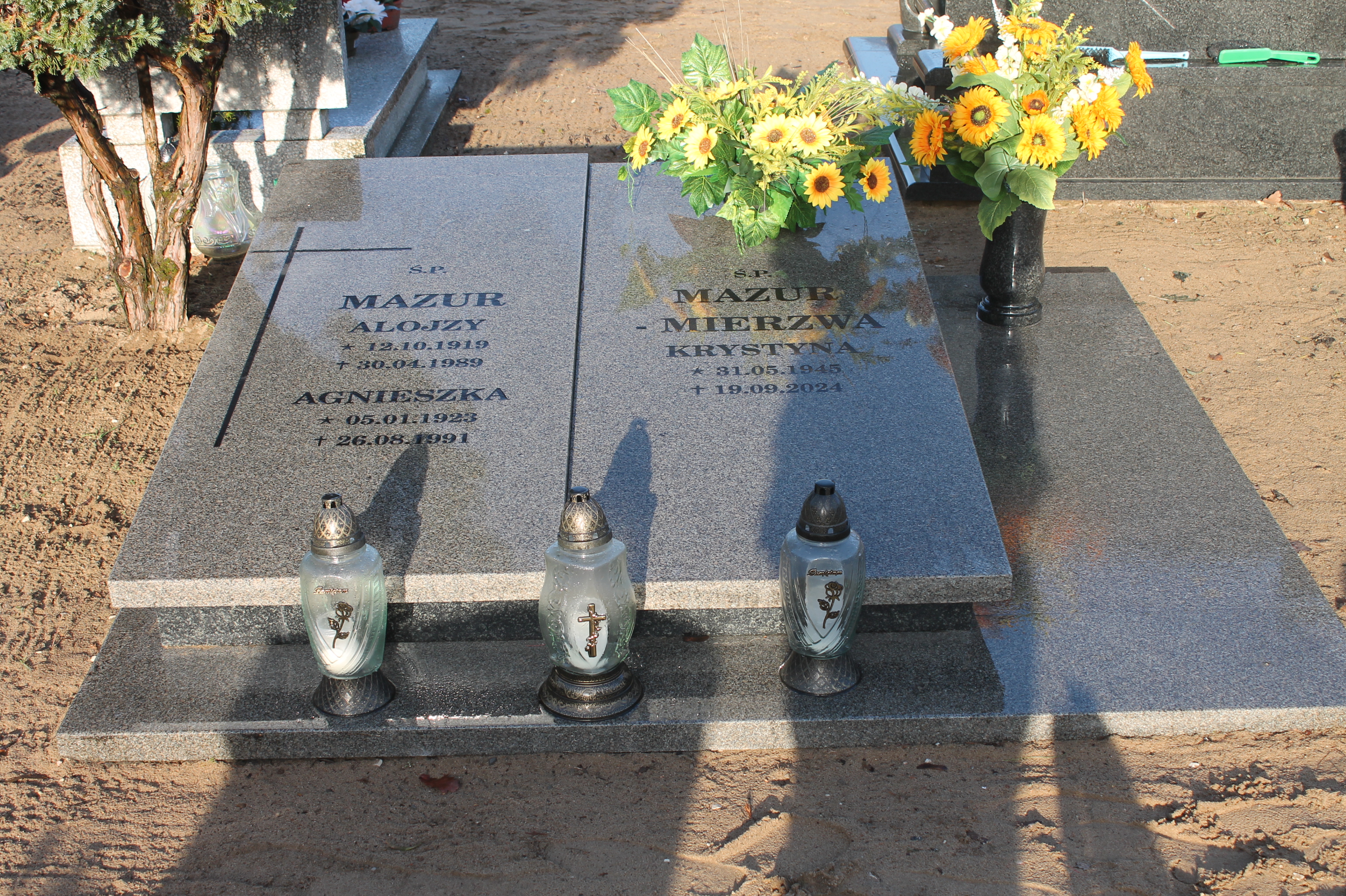 Krystyna Mazur - Mierzwa 1945 Krzyż Wielkopolski - Grobonet - Wyszukiwarka osób pochowanych