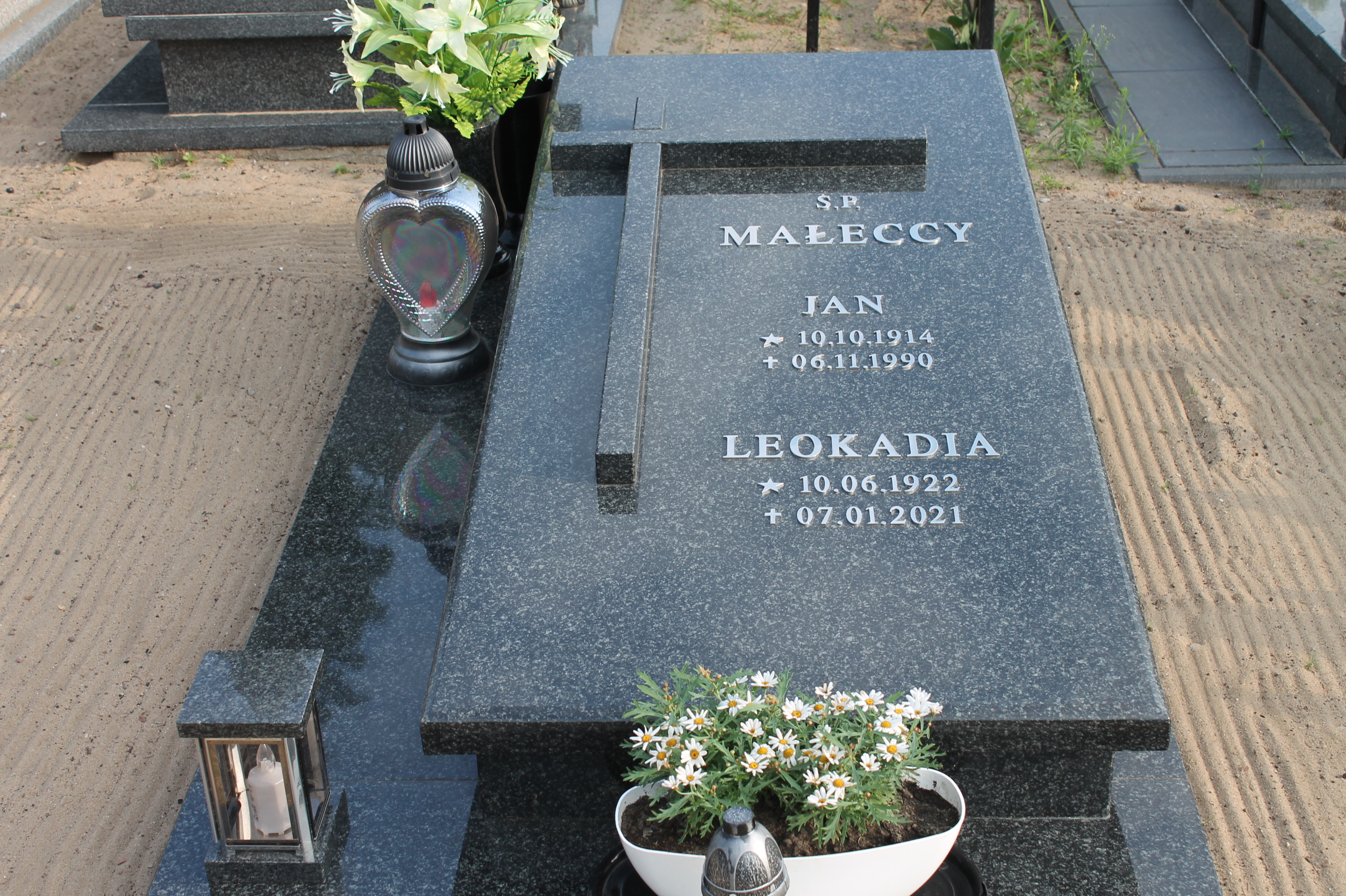 Grób Leokadia Małecka