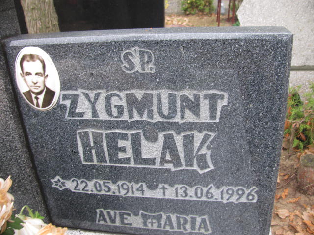 Zygmunt Helak 1914 Krzyż Wielkopolski - Grobonet - Wyszukiwarka osób pochowanych