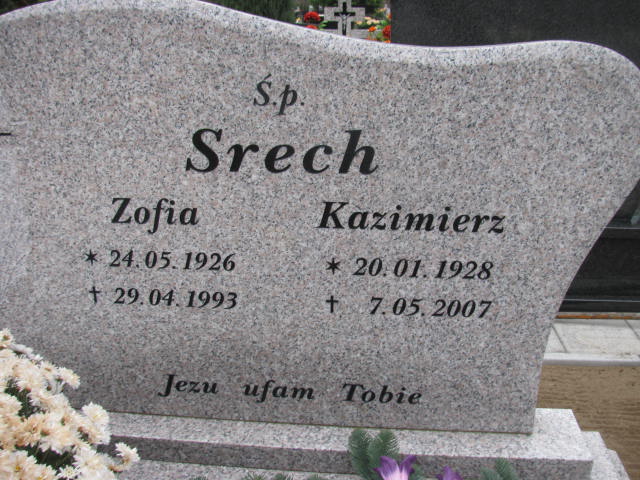 Kazimierz Srech 1928 Krzyż Wielkopolski - Grobonet - Wyszukiwarka osób pochowanych