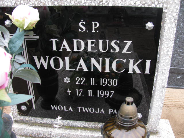 Tadeusz Wolanicki 1930 Krzyż Wielkopolski - Grobonet - Wyszukiwarka osób pochowanych