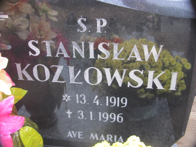 Stanisław Kozłowski 1919 Krzyż Wielkopolski - Grobonet - Wyszukiwarka osób pochowanych