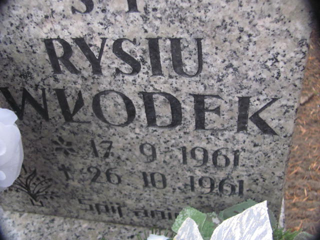 Ryszard Włodek 1961 Krzyż Wielkopolski - Grobonet - Wyszukiwarka osób pochowanych