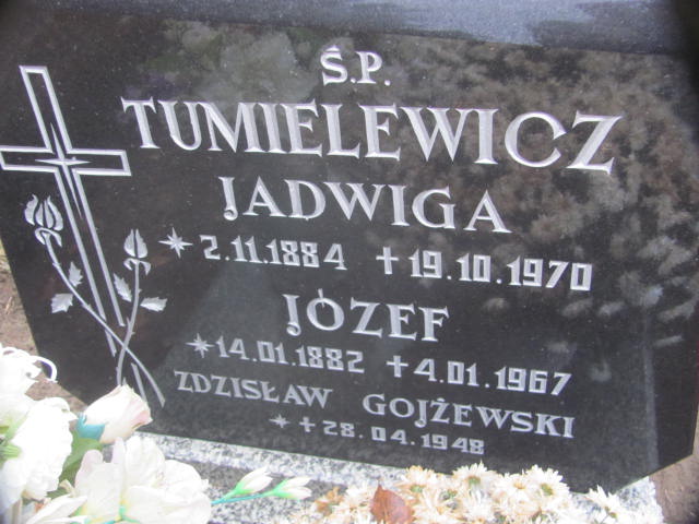 Józef Tumielewicz 1882 Krzyż Wielkopolski - Grobonet - Wyszukiwarka osób pochowanych