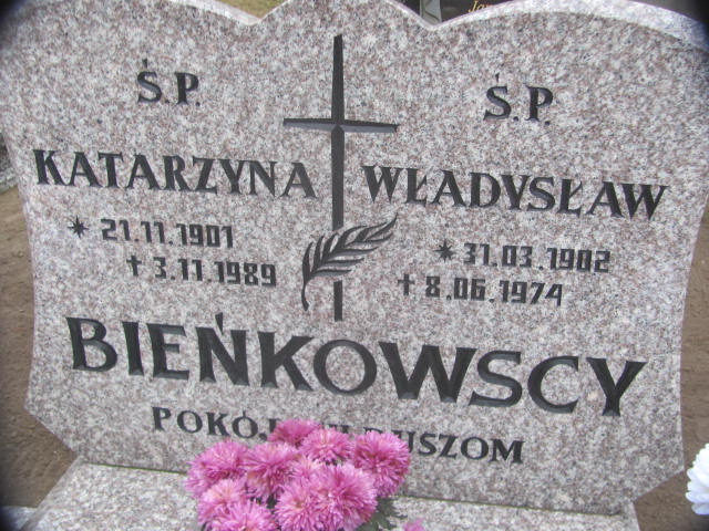 Katarzyna Bieńkowska 1901 Krzyż Wielkopolski - Grobonet - Wyszukiwarka osób pochowanych