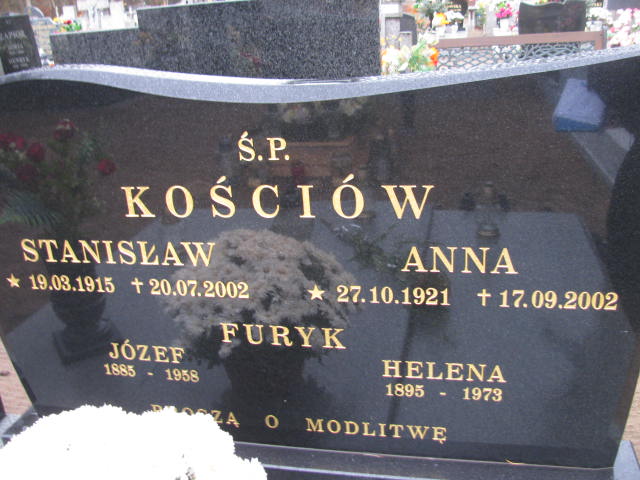 Anna Maria Kościów 1921 Krzyż Wielkopolski - Grobonet - Wyszukiwarka osób pochowanych